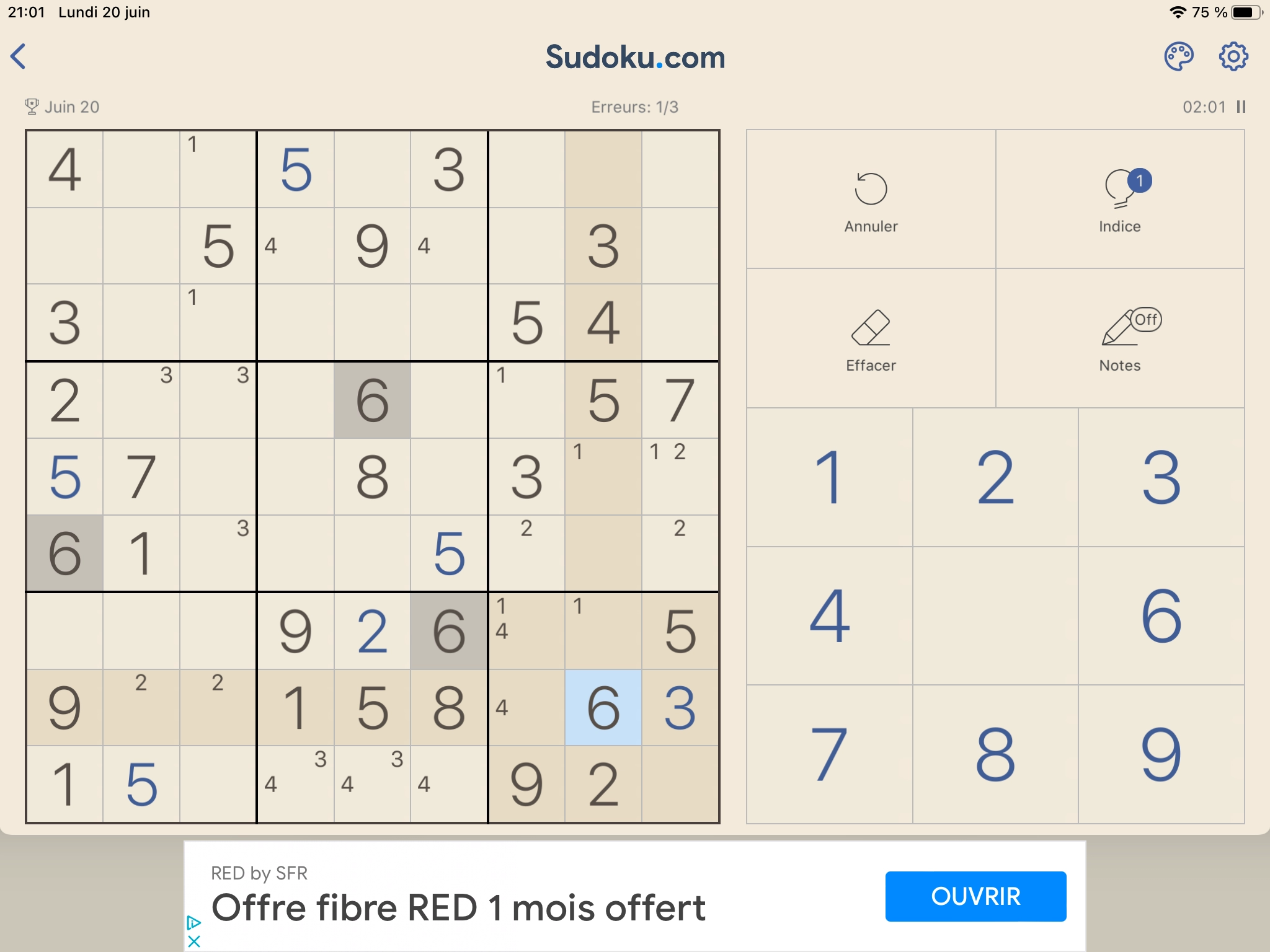Sudoku.com - Sudoku Puzzle - Screenshot No.2