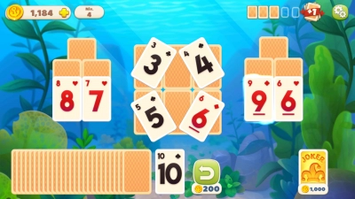 Undersea Solitaire Tripeaks - Screenshot No.3