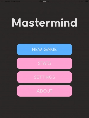 Mastermind - Code breaker - Screenshot No.1