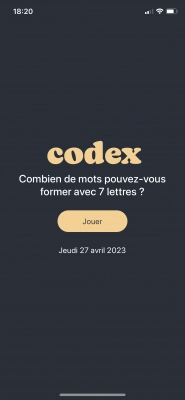 Codex - Screenshot No.1