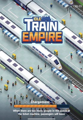 Idle Train Empire - Idle Games - Screenshot No.1