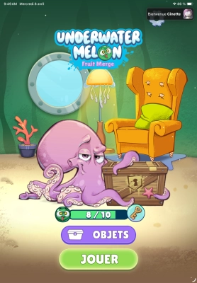 Underwatermelon: Fruit Merge - Screenshot No.1